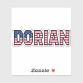 Dorian Name Vorname USA Sticker Stickerset シール (シート)
