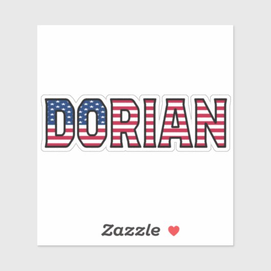 Dorian Name Vorname USA Sticker Stickerset シール (シート)