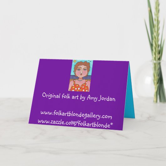 DORIS: 私は得ました郵便はがきを… -挨拶状 カード (裏面)