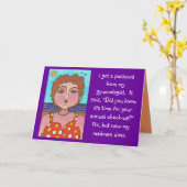 DORIS: 私は得ました郵便はがきを… -挨拶状 カード (黄色い花)