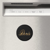 Doris gold Design Lettering Magnet マグネット (インサイチュ (食洗機))