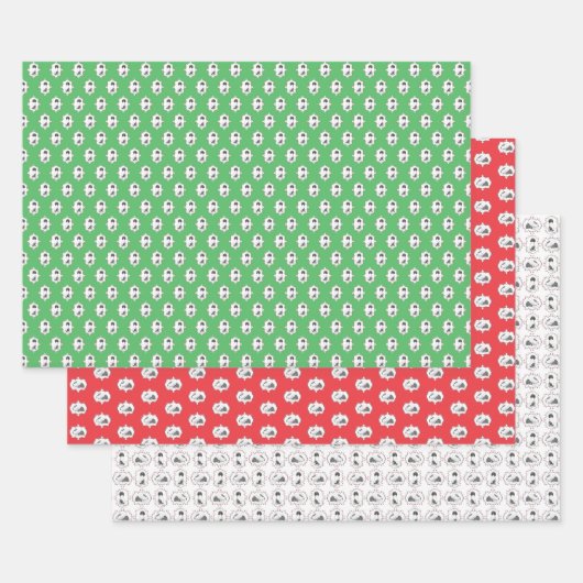 Doris the Dog Holiday Wrapping Paper ラッピングペーパーシート (セット)