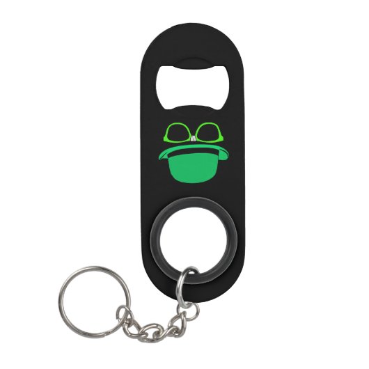 Dork Night Bottle Opener (Green Light, Red Light) キーホルダー栓抜き (正面)