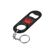 Dork Night Bottle Opener (Green Light, Red Light) キーホルダー栓抜き (裏面アングル)