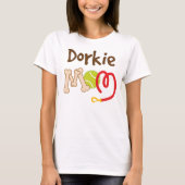 Dorkie犬の品種お母さんのギフト Tシャツ (正面)