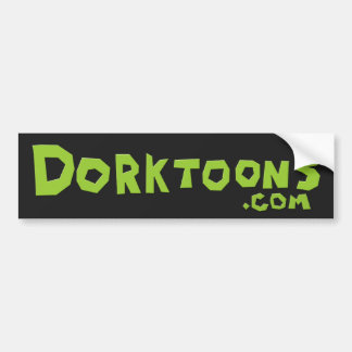 Dorktoonsのバンパーステッカー バンパーステッカー