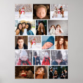 Dorm Room Wall Art Photo Collage Poster ポスター (正面)