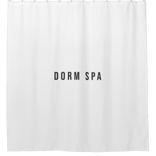 Dorm Spa Shower Curtain シャワーカーテン (正面)