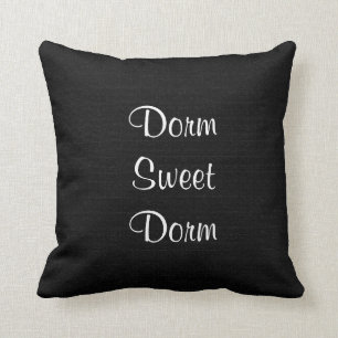 Dorm Sweet Dormテクスチャパーソナライズされた付き クッション