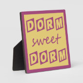 「Dorm Sweet Dorm」プラーク フォトプラーク (正面)