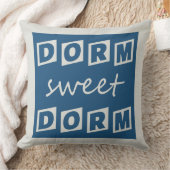 "Dorm Sweet Drom"リバーシブル装飾用クッション クッション (ブランケット)