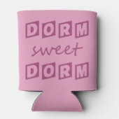"Dorm Sweet Drom"名前をカスタムする&カラーカンクーラー 缶クーラー (裏面)