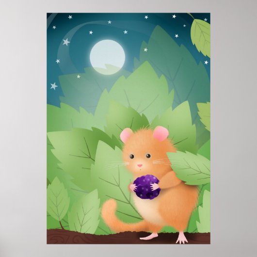 Dormouse Dinner – ポスタープリント ポスター (正面)