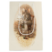 Dormouse Knitting夫人 ミディアムペーパーバッグ (裏面)