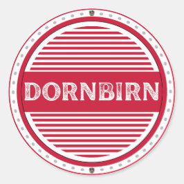 Dornbirn City Pride Emblem – Austrian Identity ラウンドシール