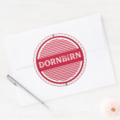 Dornbirn City Pride Emblem – Austrian Identity ラウンドシール (封筒)