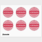 Dornbirn City Pride Emblem – Austrian Identity ラウンドシール (シート)