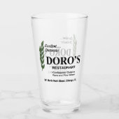 Doro's Restaurant, Rush通り，シカゴ， IL タンブラーグラス (正面)
