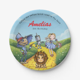 Dorothy and Friends Yellow Brick Road Birthday  ペーパープレート