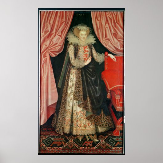 Dorothy St. John, Lady Cary, c.1614 ポスター (正面)