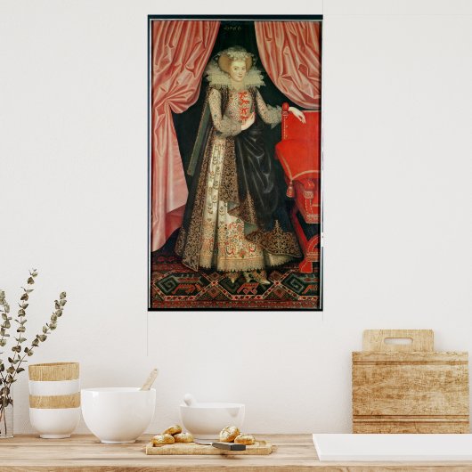 Dorothy St. John, Lady Cary, c.1614 ポスター (キッチン)