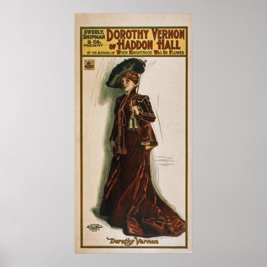 Dorothy Vernon～Haddon Hall～劇場版ポスター1906 ポスター (正面)
