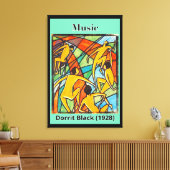 Dorrit Blackによる音楽（1928年） キャンバスプリント (インサイチュ (リビング))