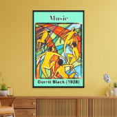 Dorrit Blackによる音楽（1928年） キャンバスプリント (インサイチュ (リビング))