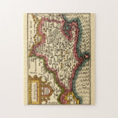 Dorset Dorsetshire County England Old Historic Map ジグソーパズル (縦)