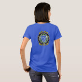 Dorsey/Darcy アイルランド シールド レディース Tシャツ (裏面フル)