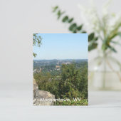 Dorseysのノブの郵便はがきからのMorgantown WVの写真 ポストカード (スタンド正面)