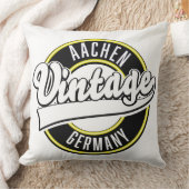 Dortmundヴィンテージスタイルロゴ、装飾用クッション クッション (ブランケット)