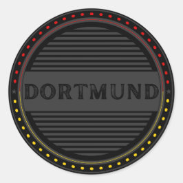 Dortmund City Pride Emblem – German Identity ラウンドシール
