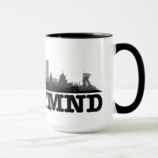 Dortmund City Skyline - Tasse / Becher マグカップ (右)