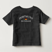 Dortmund Deutschland Coordinates German トドラーTシャツ (正面)