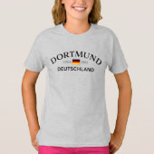 Dortmund Deutschland Coordinates German Kids Tシャツ (正面)
