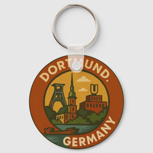 Dortmund German Urban Emblem キーホルダー (正面)