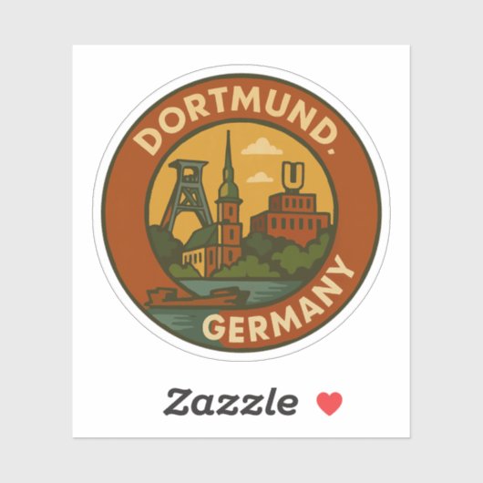 Dortmund German Urban Emblem シール (シート)