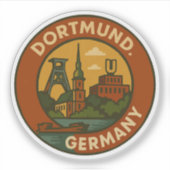 Dortmund German Urban Emblem シール (正面)