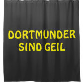 Dortmunder sind geil Design  シャワーカーテン (正面)