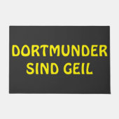 Dortmunder sind geil Design ドアマット (正面)