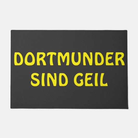 Dortmunder sind geil Design  ドアマット (正面)
