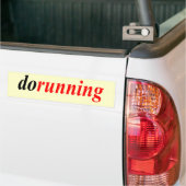 dorunning バンパーステッカー (トラック上)