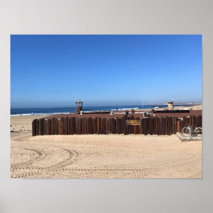 Dory魚釣りフリート、ニューポートビーチ、カリフォルニア ポスター