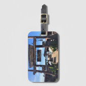 Dory魚釣りフリート、ニューポートビーチ、カリフォルニア ラゲッジタグ (正面縦)