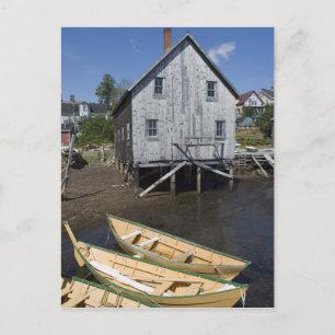 Dory builder, Lunenburg, Nova Scotia,カナダ ポストカード