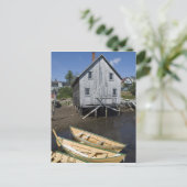 Dory builder, Lunenburg, Nova Scotia，カナダ ポストカード (スタンド正面)