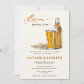 Dosのエレガントカップルがシャワーを浴びる前にスクリプトを作成 招待状 (正面)