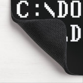 DOSの操業を走って下さい マウスパッド (コーナー)