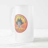 DOSの航空団の重要な強盗によって曇らされるマグ フロストグラスビールジョッキ (正面左)